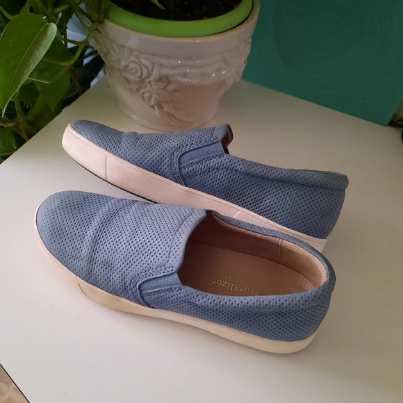 Naturalizer Marianne Leather Slip On Sneakers - Blue Sz 7.5 - Picture 6 of 15